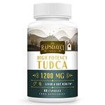 Ultra Strength TUDCA (1200mg Per Serving), 60 Capsules - Tauroursodeoxycholic Acid, Liver Support Supplement, Enhances Proper Bile Production, Boosts Digestion and Immune System Support