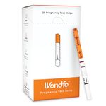 Wondfo Pregnancy Test Strips - 25 Pack Early Result Pregnancy Test Highly Sensitive Fast Home Self-checking Kit,Clear HCG Results,Détection de Grossesse