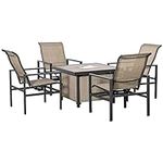 Outsunny 5 Piece Outdoor Dining Set