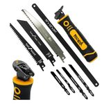 TOOLAN: 8-in-1 Multi Blades Hand Saw, Drywall Cutter Saw. Hackwaw. Long Blade Hand Saw for Cut, Sheetrock, Wood, Metel, Plastic, Plywood. Portable Hand Saw