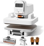 HTVRONT Auto Heat Press Machine - A100 3 in 1 Auto Heat Press 12X10 with Adjustable Pressure, Heats Up Fast & Evenly Sublimation Heat Press Machine for T Shirts, Mugs and Hats