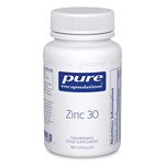 Pure Encapsulations - Zinc 30 - Zinc Picolinate 30mg - Highly Absorbable Hypoallergenic Immune System Supplement - 180 Capsules