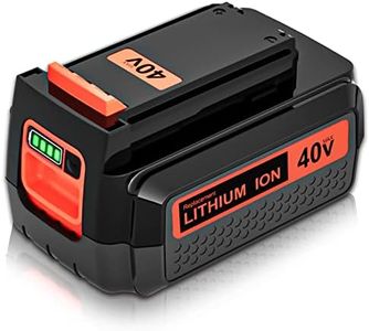 40V 3.0Ah Replacement Lithium Battery for Black and Decker 40V Battery LBX2040 LBXR36 LBXR2036 LST540 LCS1240 LBX1540 LST136W Compatible with Black Decker 40V String Trimmer Mower Tools(Orange)