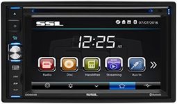 Sound Storm Labs DD664B Double Din Touchscreen Bluetooth DVD CD MP3 USB SD AMFM Car Stereo 6.2 Inch Digital LCD Monitor Wireless Remote