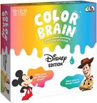 Disney, Color Brain Board Game for Families Mickey Mouse Minnie Mouse Princess Tiana Strategy Party Card Gift Toy, for Adults and Kids Ages 12 and Up