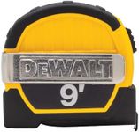 Dewalt DWHT33028M 9ft. Magnetic Pocket Tape Measure, Black and Yellow