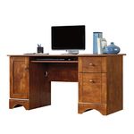 Sauder Computer Desk, Brushed Maple Finish, L: 59.45" x W: 23.47" x H: 29.02"