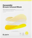 Dr.Jart+ Ceramidin Cream-Infused Face Mask for Dry Skin with Ceramides and Panthenol | Sheet Mask | Korean Skin Care, 0.63 Ounce