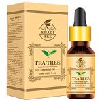 Khadi Ark 100% Pure Australian Tea Tree Oil Pure For Anti Acne & Glowing Skin Hair Oil (15 ml)