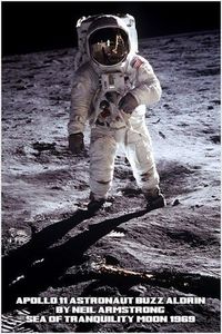 HSE 1969 Apollo 11 Astronaut Buzz Aldrin Photo by Neil Armstrong Poster 24X36