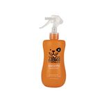 Wags & Wiggles Smooth Detangling Spray in Juicy Apricot Scent | Best Dog Detangling Spray for All Dogs and Puppies with Matted Fur | SLS Free, Paraben Free, DEA Free Pet Grooming Tools