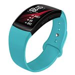 Compatible with Gear Fit 2 Band/Gear Fit 2 Pro Bands, NAHAI Soft Silicone Replacement Bands Wristband for Samsung Gear Fit 2 and Fit 2 Pro Smartwatch, Small, Teal