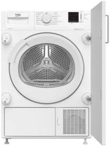 Beko DTIKP71131W Integrated 7Kg Heat Pump Tumble Dryer - White - A++ Rated