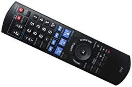 Hotsmtbang Replacement Remote Control Compatible for Panasonic DMR-ES46 DMR-ES46V DMR-EH65 EMR-EH75V EMR-EH75VS DMR-ES15 DVD DVR VCR Recorder Player