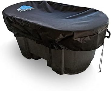 Polar Protector - 100 Gallon Oval Stock Tank Cover Ice Water Therapy Ice Bath Cover Cold Water Cover 100 Gallon Oval Stock Tank Waterproof Rip Proof Tough Keeps Tanks Clean