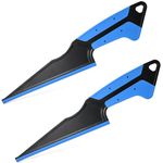 NEWISHTOOL 2 PCS Window Tint Squeegee Magnetic Rubber Scraper Tool, All-Purpose Squeegee for Film Installing, Glass Cleaning Water Remove, Fixed Rubber Lip Water Blade Side Wiper Swiper Tint Tool