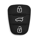 sourcing map 3 Buttons Car Remote Fob Case Insert Rubber Pad Keypad for Hyundai