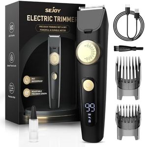 Beard Trimmer for Men, Hair Trimmer for Men Cordless Hair Clipper Beard Trimmer Hair Clippers with LED Display for Men Women Kids Clippers for Hair Cutting