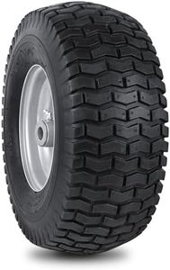 phepetroll 15x6.00-6nhs Lawn Mower Front Tire 4 Ply 15x6x6 Lawn Mower 570 Lbs Tire and Wheel with 3/4" Iron Bushing and 6 Spacers, Replacement for Garden Lawn Tractor Riding Lawn Mower, 1 Pack