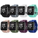 Watch Bands Compatible for Garmin Forerunner 35 Bands, Soft Silicone Sports Replacement Wristbands Strap for Garmin Forerunner 35 Smart Watch, NO Tracker, 8 Packs