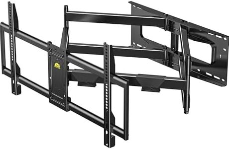 Heavy Duty Long Arm TV Wall Mount for Most 42-95 inch TVs,Full Motion TV Mount with 42.6" Extension Arms,Tilt Swivel Wall Mount Bracket Fits 16-24" Studs Holds 220 lbs,VESA 800x400MM by FORGING MOUNT