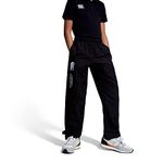 Canterbury Kid's Open Hem Stadium Pant | Tracksuit/Jogging Bottoms | Durability and Comfort, Black, Age 14 (XL)