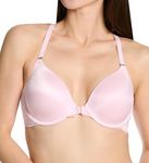 Maidenform Womens Racerback Bra with Shaping & Support, One Fab Fit Underwire Bras for Women, Lightly Lined, Front Closure, Ballerina Slipper, 34B