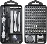 Lifegoo Precision Screwdriver Set, 122pcs Magnetic Repair Tool Kit for iPhone Series/Mac/iPad/Tablet/Laptop/Xbox Series/PS3/PS4/Nintendo Switch/Eyeglasses/Watch/Cellphone/PC/Camera/Electronic