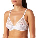 Chantelle Women's, FETE, Covering Underwired Bra, Women's lingerie, White (Weiß 10), 34D