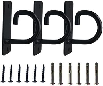 Jinyuanchao 3pcs Battle Rope Anchor Kit, Wall Hooks for Resistance Bands, Ceiling Mount Anchor Bracket Hook for Suspension Straps Gymnastic Rings