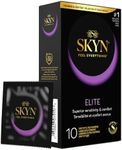 SKYN Elite Condoms – 10 Count – Ultra-Thin, Lubricated Latex-Free Condoms