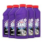 Cillit Bang 3-in-1 Power Cleaner Odour Stop Drain Unblocker Gel, Drain Cleaner For Kitchen Sink Drains, Bathroom Showers, Baths & Basins (Pack of 5)