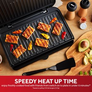 George Foreman Large Electric Grill – Black