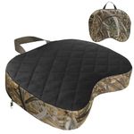 Hunting Seat Cushion, Hunting Cushion, Outdoor Seat Cushions Camouflage Camping Sit Pad with Handle and Carabiner Detachable Sponge Seat Pad with Zipper