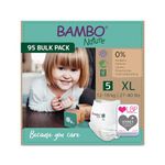 Bambo Nature Training Pants Size 5 (12-18 kg) (5 Packs of 19 Nappies)