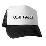 CafePress Old Fart Trucker Hat, Classic Baseball Hat, Unique Trucker Cap