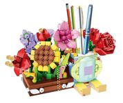 FunBlast Building Blocks for Kids – 752 Pcs Blocks & Bricks Toys, DIY Puzzle Blocks for Kids, STEM Flower Theme Building Assembling Play Set, Educational & Learning Toy for Kids (Multicolor)