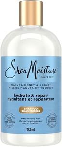 SheaMoisture Manuka Honey & Yogurt Hydrate & Repair Sulfate-Free Shampoo for Damaged Wavy & Curly hair with Mafura & Baobab Oils 384mL
