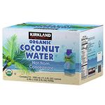 Kirkland Signature Organic Coconut Water, 11.1 Fl Oz, 12-Count, 133.2 Fluid_Ounces