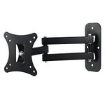 Leaptek Cantilever Arm Tilt Swivel TV Wall Mount Bracket For 14 - 27 Inches LCD LED Flat Screen TV Load Capacity up to 10KG Max VESA 100 x 100 mm