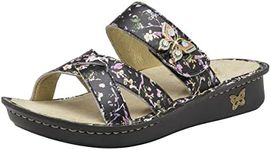 Alegria Womens Kerri Platform Sandal, Dogs and Butterfly, 8-8.5