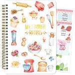 ceiba tree Blank Recipe Book to Write in Your Own Recipes Notebook Cookbook Journal 8.7" x 6.3" Co Workers Neighbor Christmas Gift Ideas for Women Men Mom Wife 120 Pages