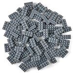 Strictly Briks Classic Bricks Starter Kit, Gray, 96 Pieces, 2x4 Inches, Building Creative Play Set for Ages 3 and Up, 100% Compatible with All Major Brick Brands