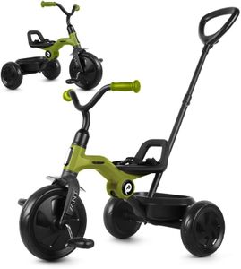 Q Play Ant Plus Children Kids Bike Tricycle Folding Toddler Compact Trike Ride On Toy (Green)