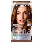 L’Oréal Paris Feria Multi-Faceted Shimmering Permanent Hair Dye, 59 Rich Golden Brown, Permanent Hair Color for Long Lasting Hair Dye with Bonding Complex Conditioner, Pack of 1 (Packaging May Vary)