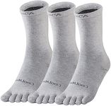 OrrinSports Toe Socks Liner Crew So