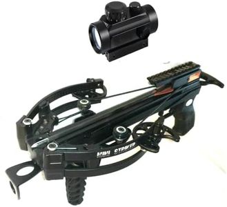 330 FPS WT-Mini Striker Narrow Limb Crossbow Pistol with 1X30 RED/Green DOT Sight