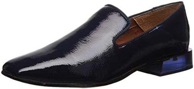 Franco Sarto Women's Mercy Loafer Flat, Midnight Patent, 7.5 M US