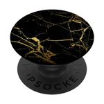 PopSockets Black Gold Image PopSockets PopGrip: Swappable Grip for Phones & Tablets