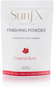 SunFX Post Spray Tan Translucent Finishing Powder | Talc Free | Sunless Tanning Setting Powder | Shimmer | Tropical Burst - 1lb